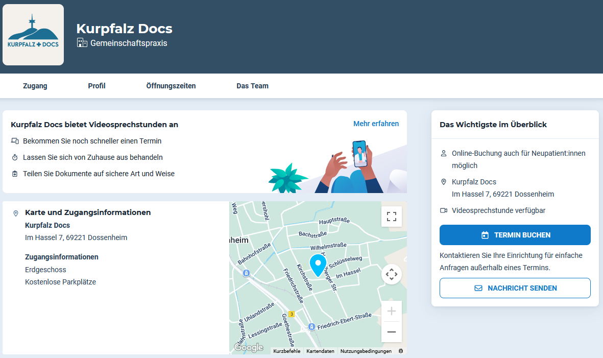 Ab sofort Videosprechstunde über Doctolib verfügbar!